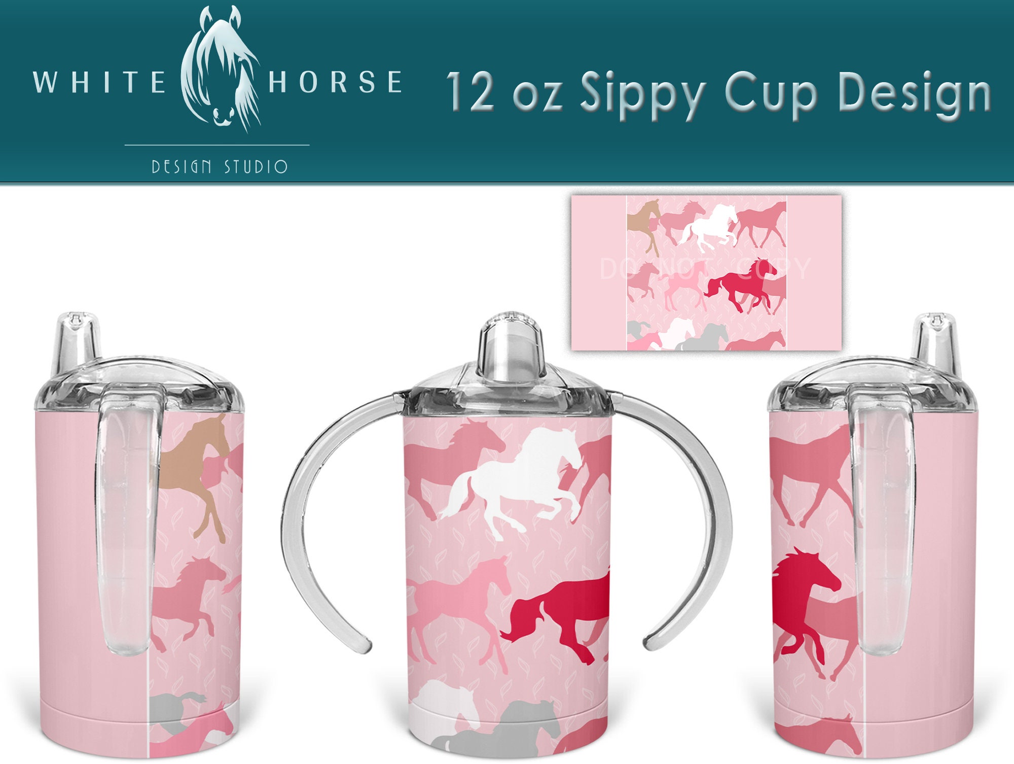 Sippy Cup - Horse Designs