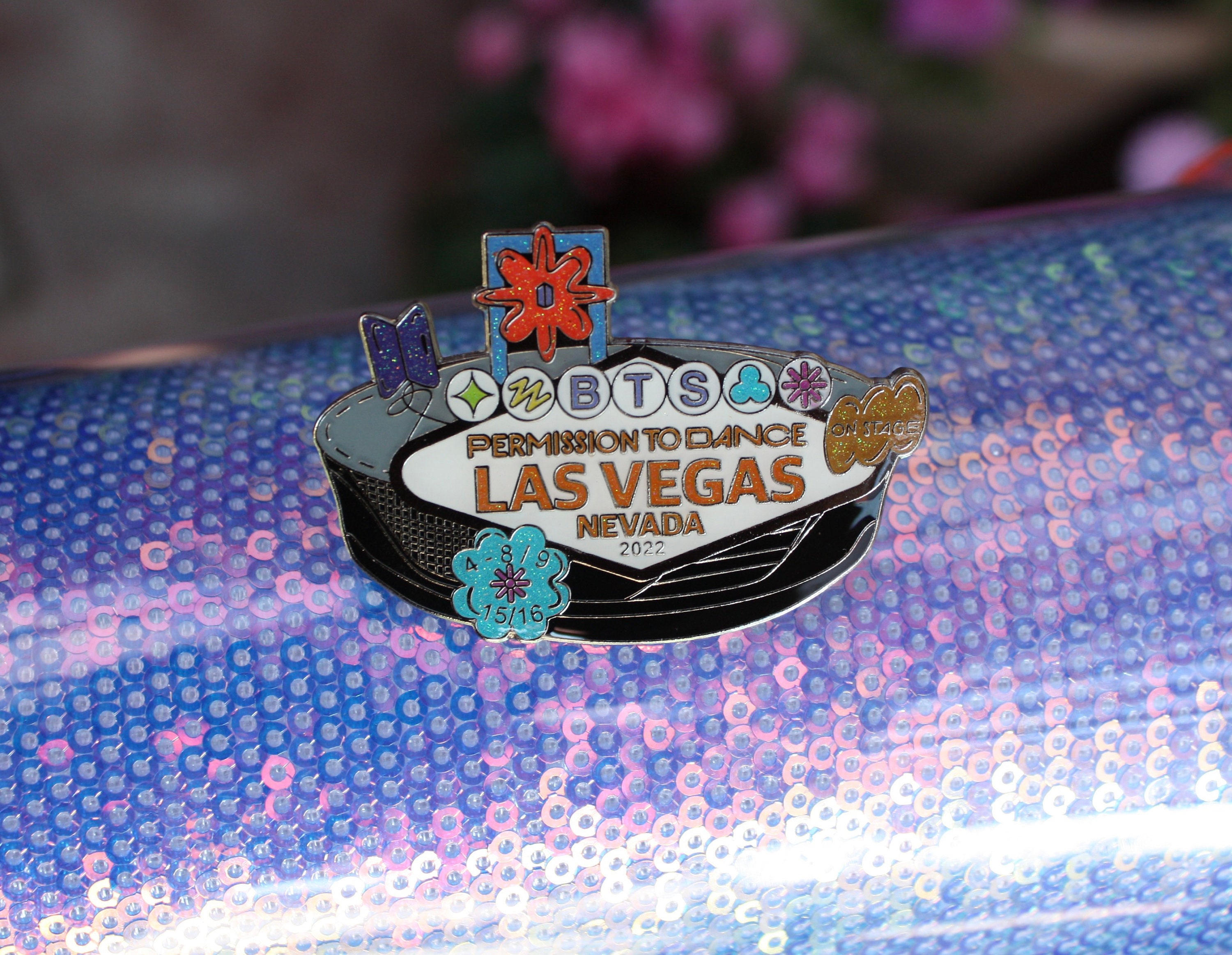 BTS Permission to Dance on Stage Las Vegas Enamel Pin - Etsy