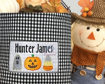 Trick or Treat Bag | Trick or Treat Bucket | Halloween Bag | Halloween Basket | Halloween Bucket | Halloween Tote