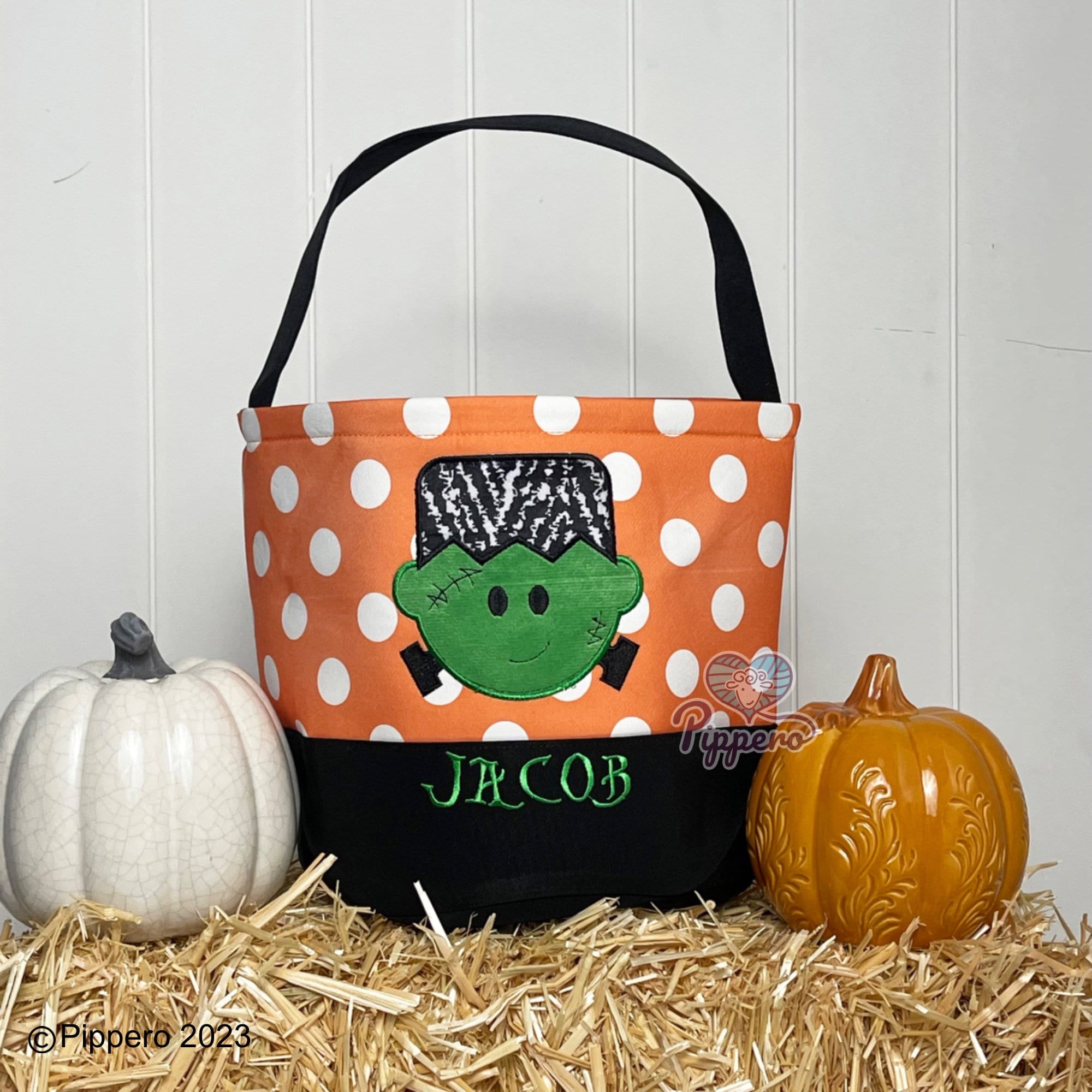 Trick or Treat Bag | Trick or Treat Bucket | Halloween Bag | Halloween Basket | Halloween Bucket | Halloween Tote