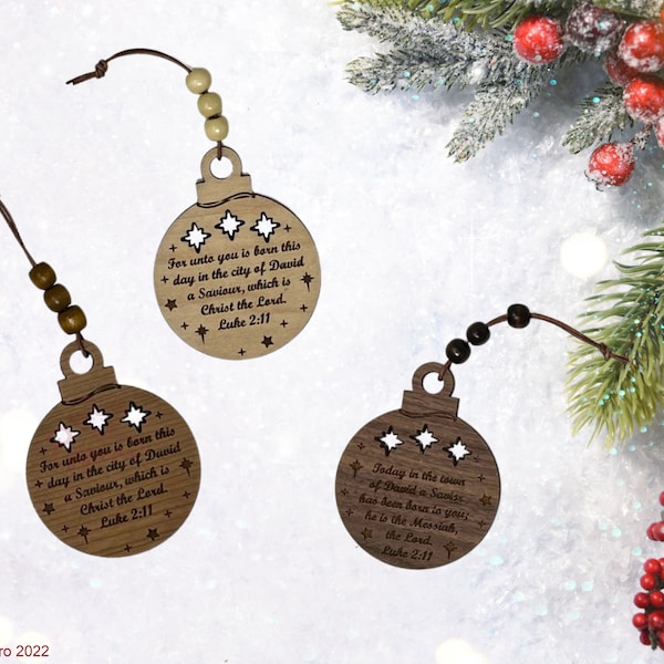 Bible Verse Ornament Etsy