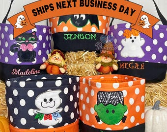 Sacola para Doces ou Travessuras | Balde para Doces ou Travessuras | Sacola de Halloween | Cesta de Halloween | Balde de Halloween | Sacola de Halloween