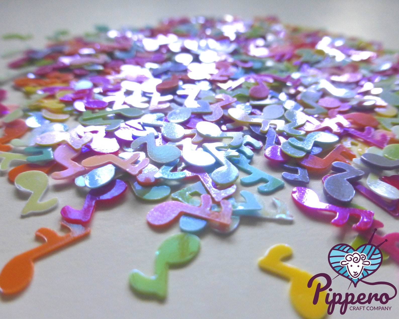 Colorful Music Notes Glitter Music Notes Shape Confetti Etsy