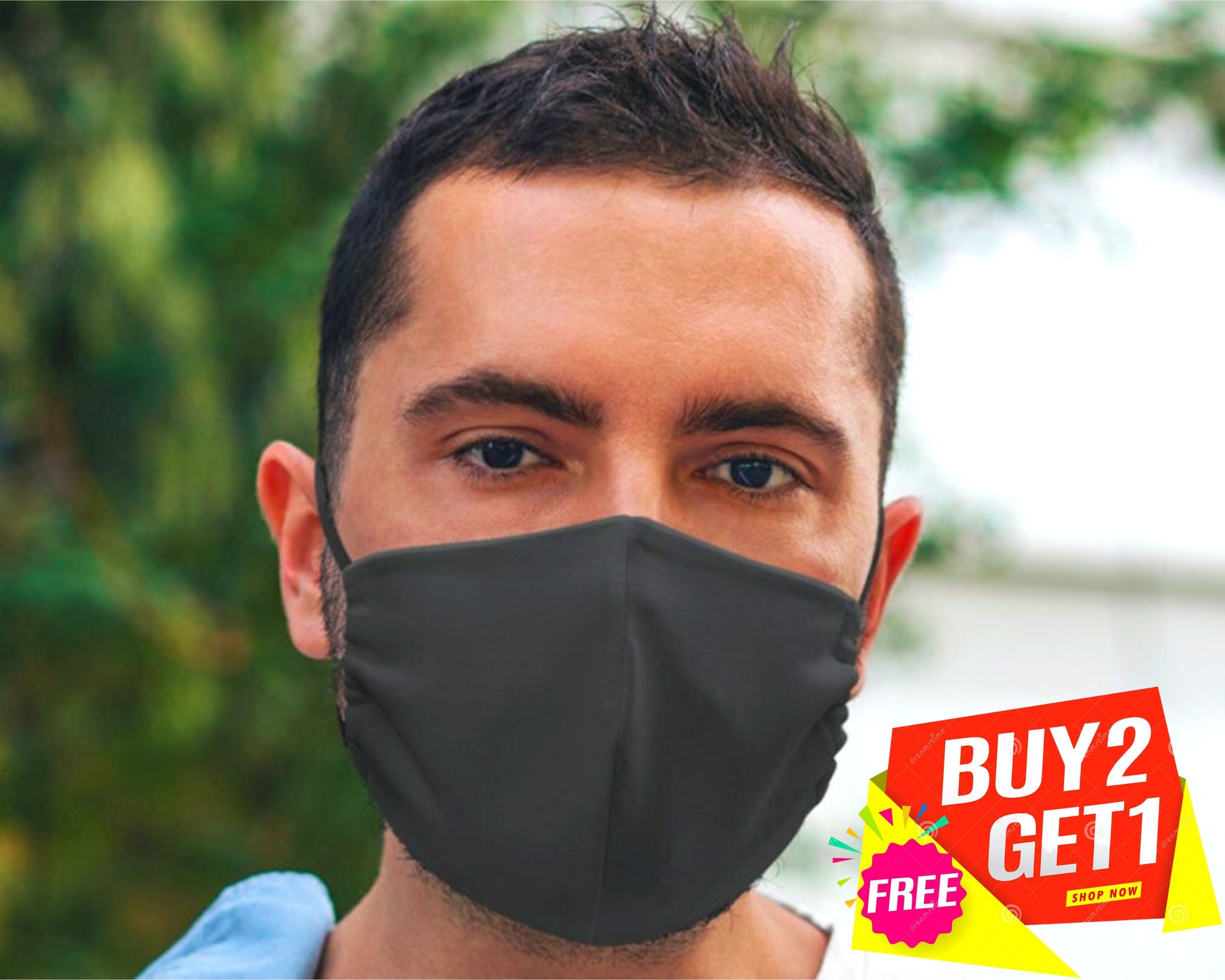 Men's Face Mask Face Mask for Man Black Face Mask Etsy