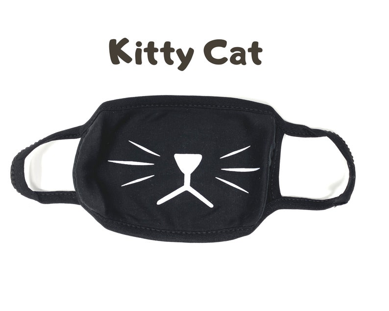 Kid's Animal Face Mask Washable Face Mask Reusable Face Etsy