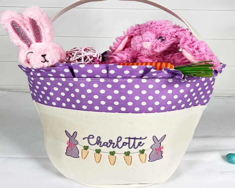 Personalized Easter Basket Customized Easter Basket Etsy