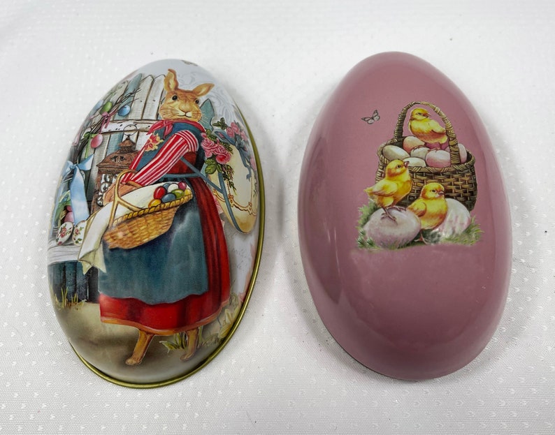 Vintage Style Tin Easter Eggs Iron Gate Easter Eggs Tin Etsy