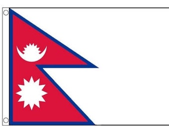 NEPAL FLAG 5X3 FEET (150cm X 90cm)