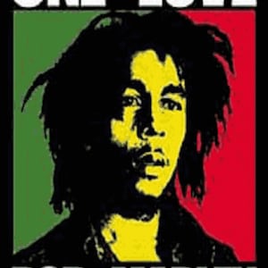 BOB MARLEY One Love FLAG 150cm x 90cm 5x3 feet Rasta flags Rastafarian