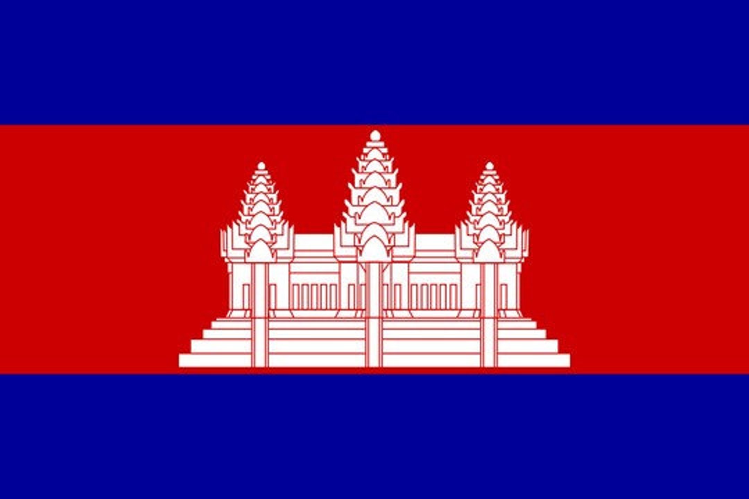 Cambodia Flag 5x3 Feet 150cm X 90cm Etsy Singapore