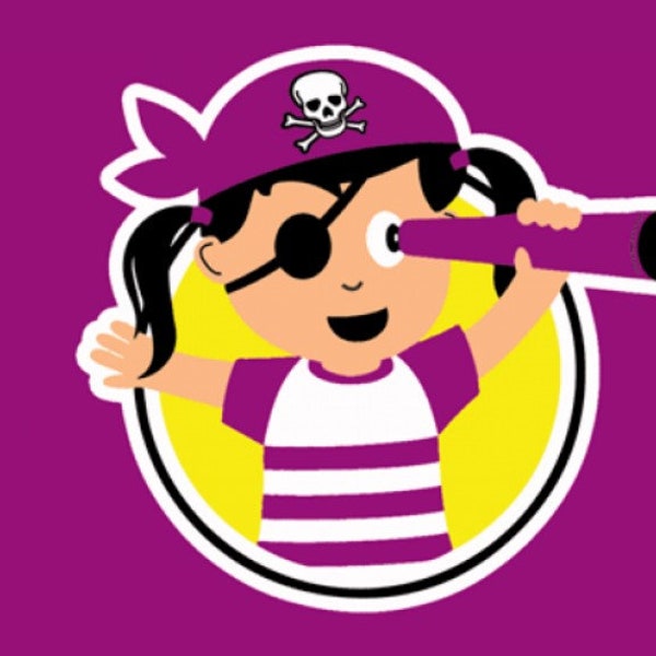 PIRATE CHILD GIRL Flag 5x 3 feet (150cm x 90cm)