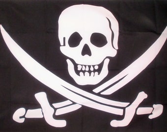 CALICO JACK RACKHAM pirate flag 5X3 feet (150cm X 90cm)