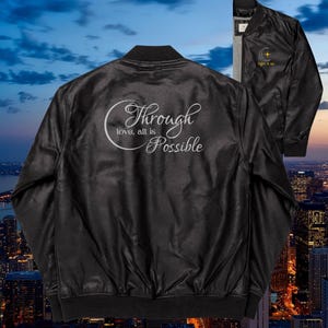 Veste sous licence danika fendyr, grâce à l'amour, tout est possible, bryce quinlan, crescent city, sjm, chasse athalar, veste en cuir, meute de diables