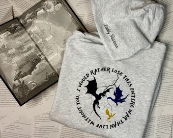 Fourth Wing Hoodie, Basgiath War College, Dragon Rider, Liam Mairi, Violet Sorrengail, Xaden Riorson, Riders Quadrant, Dragon Fantasy reader