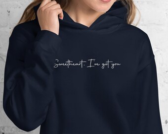 Officially licensed Sweetheart, ive got you embroidered hoodie, crescent city inspired, hunt athalar, sjm merch, Bryce quinlan, Bryce n hunt