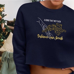 Divine Rivals Crop Sweatshirt, Iris Winnow, Roman Kitt, Rebecca Ross Inspired Crop Sweatshirt, Divine Rivals Inspired, divine rivals merch
