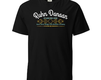 Licensed ruhn Danaan Comfort Colors shirt/ starborn heir/ crescent city/ sjm merch/ lunathion/ Ruhn Danaan shirt/ sarah j maas