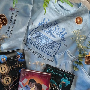 Moletom Divine Rivais / Letters of enchantment / Divine Rivais Rebecca Ross / Iris Winnow / Kitt Roman / Produtos de livros de fantasia / Presente para amantes de livros