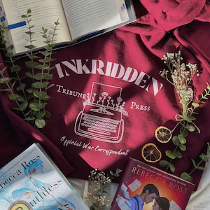 Divine Rivals Inspired hoodie/ Inkridden tribune press / divine rivals/ Roman Kitt / Iris Winnow / war correspondent / book lover/ book club