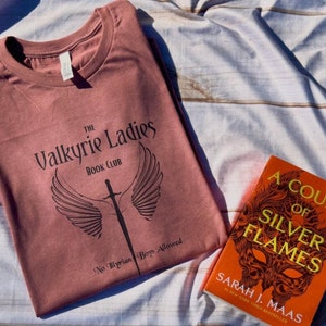 Licensed Valkyrie ACOTAR Inspired Shirt, Nesta Gwyn Emerie, SJM, ACOSF Merch, Novice Blade, Ramiel Blood Rite, Valkyrie Ladies, Illyrian