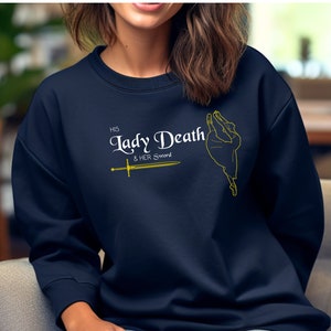 Officially Licensed ACOSF Sweatshirt / Nessian / Lady Death / Nesta Archeron/ Cassian/ Lord of Bloodshed