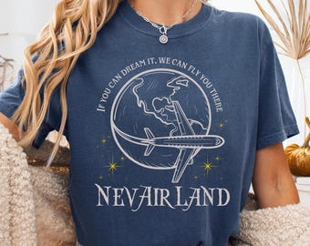 Licensed Hooked shirt/ Emily McIntire/ NevAirLand Airline/ Never After Series/ hook/ Scarred/ Hexed/ Wretched/ James Barrie/ Wendy Michaels