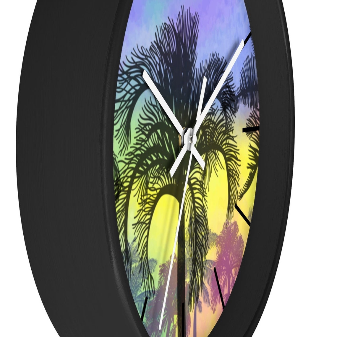 Beach wall clock Wall clocks large Modern clock Cool wall Etsy