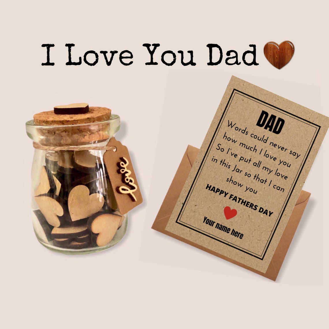 Fathers Day Gift Personalised Dad Gift Meaningful Fathers  Etsy