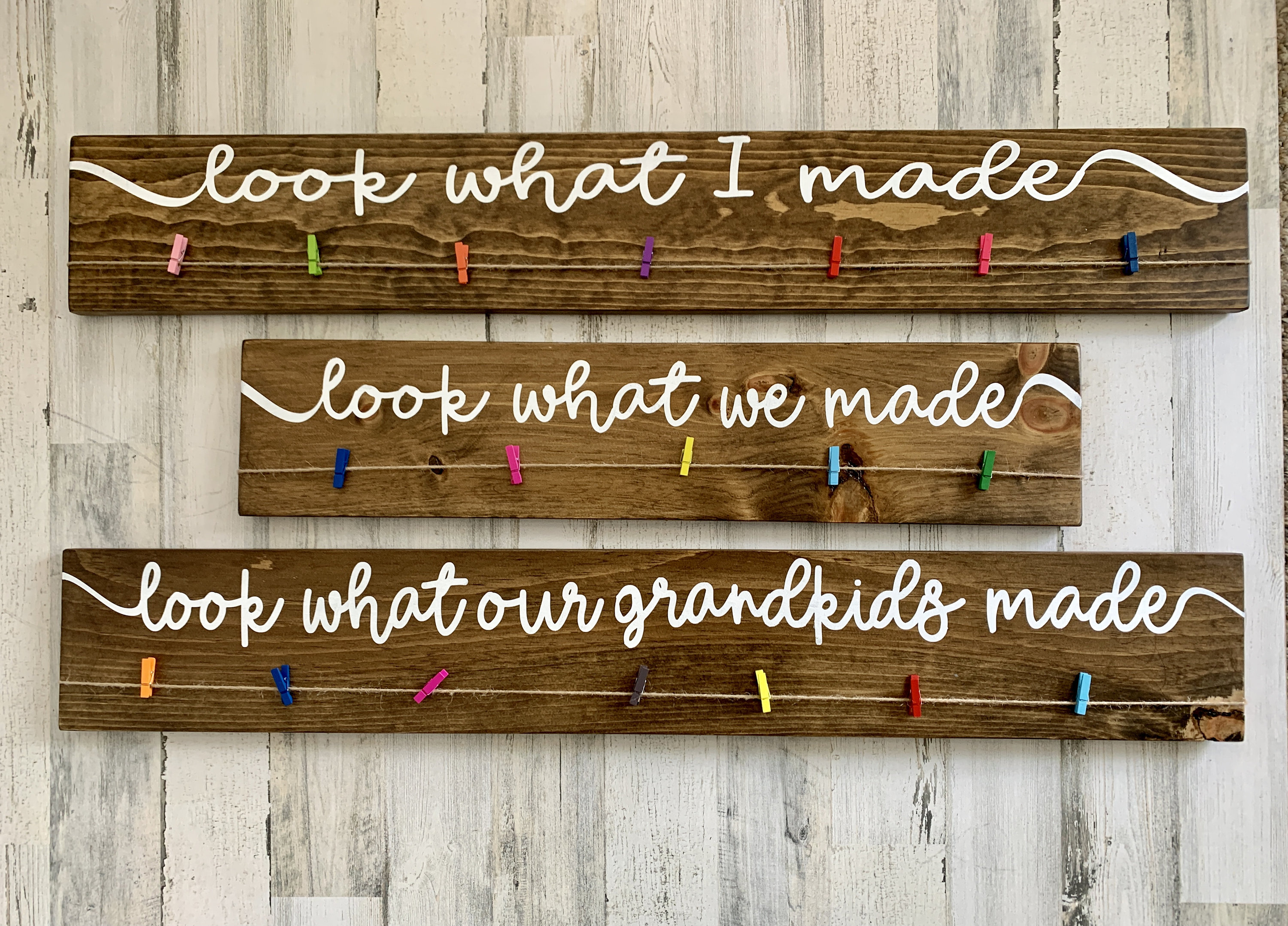 Look What We Made Sign Personalized Look What I Made Sign Kids Etsy