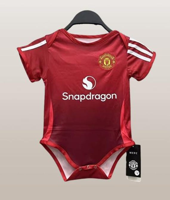 Personalised baby manchester united kit on sale