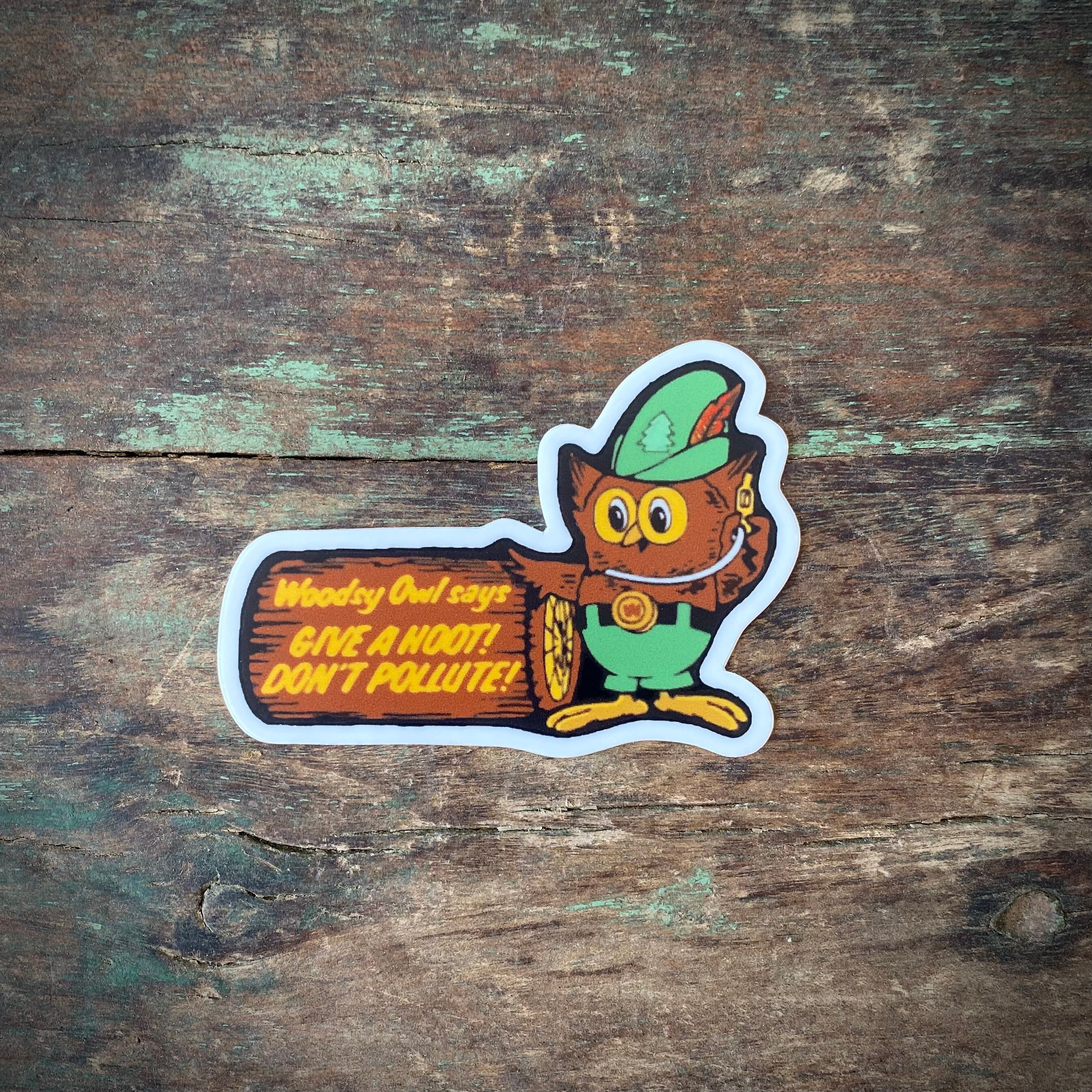 Vintage 1970’s Woodsy Owl sticker