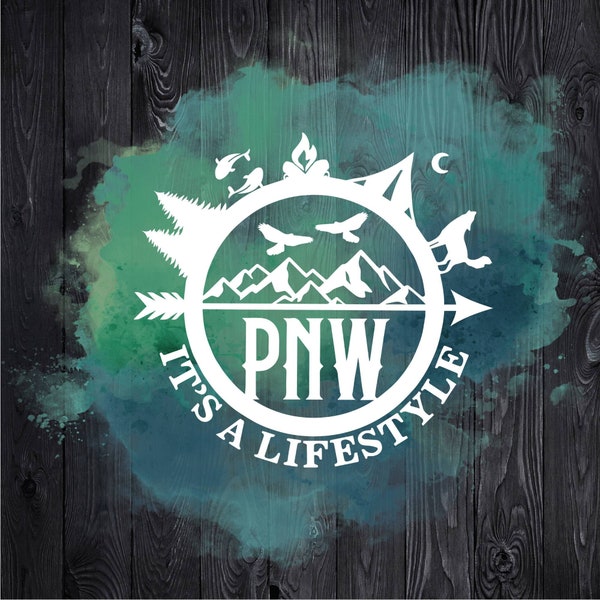 Pacific Northwest Car Stickers Etsy
