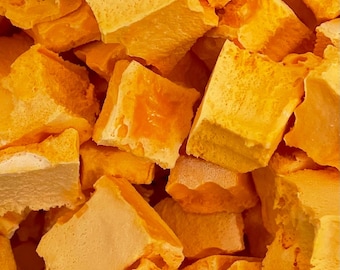Freeze Dried Sherbet, Orange, Space Treats, Crunchy, Dessert, Freeze Dried Snacks, Great Gift