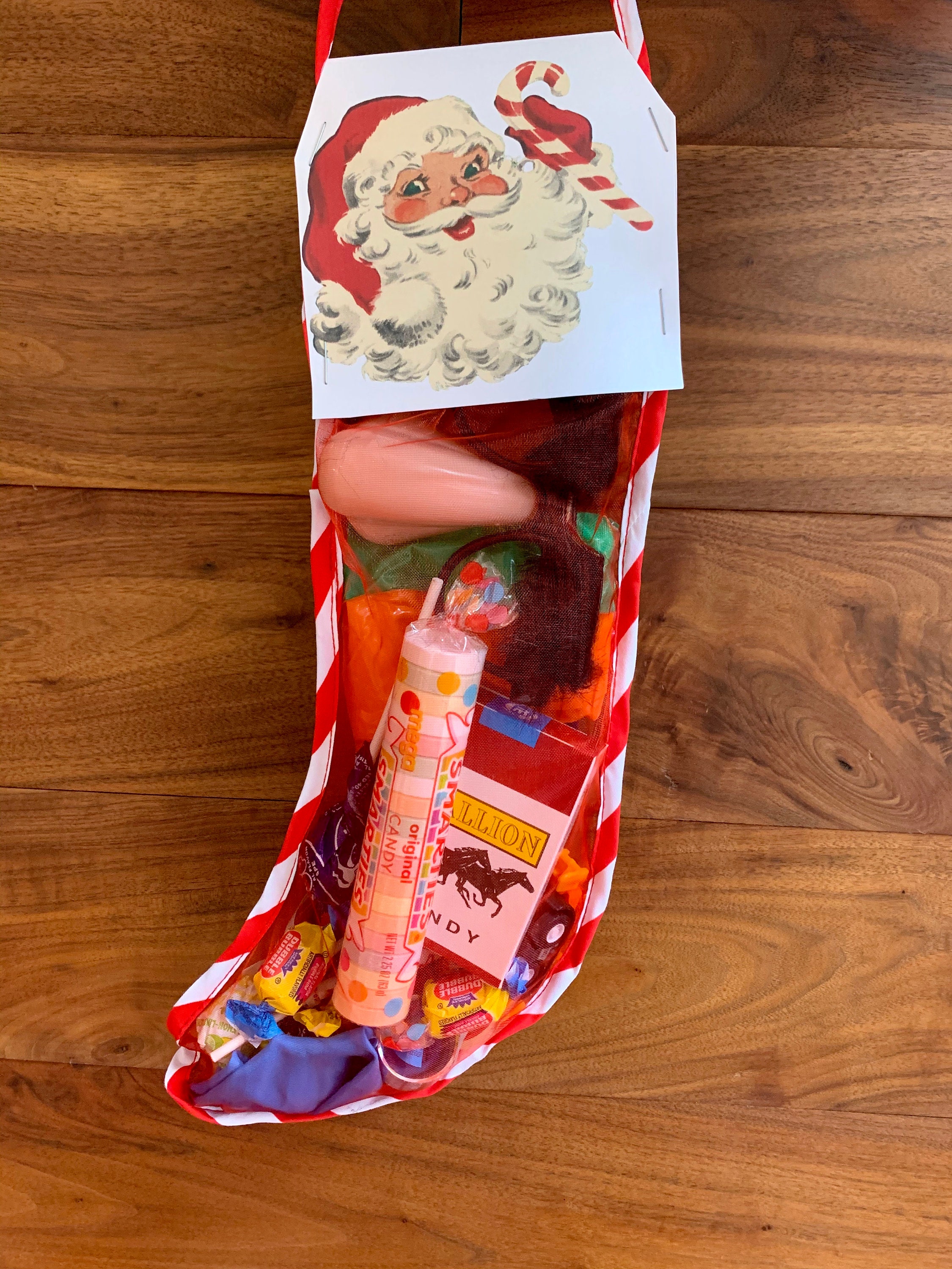 Old fashioned net christmas stockings Clearance