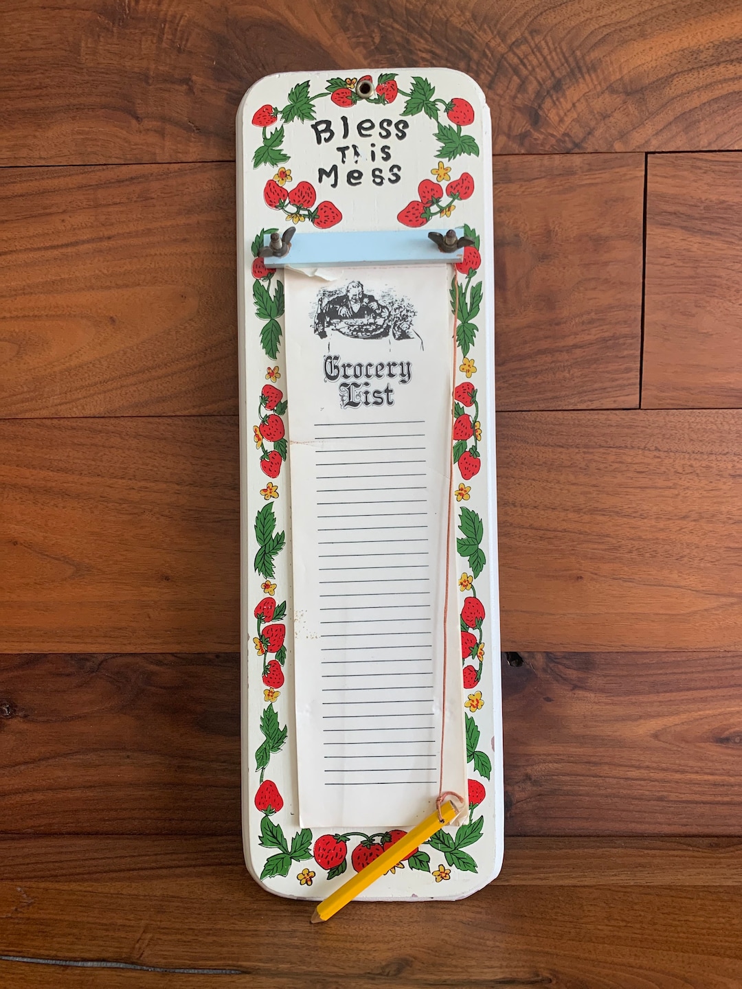 Vintage Grocery List Board Etsy