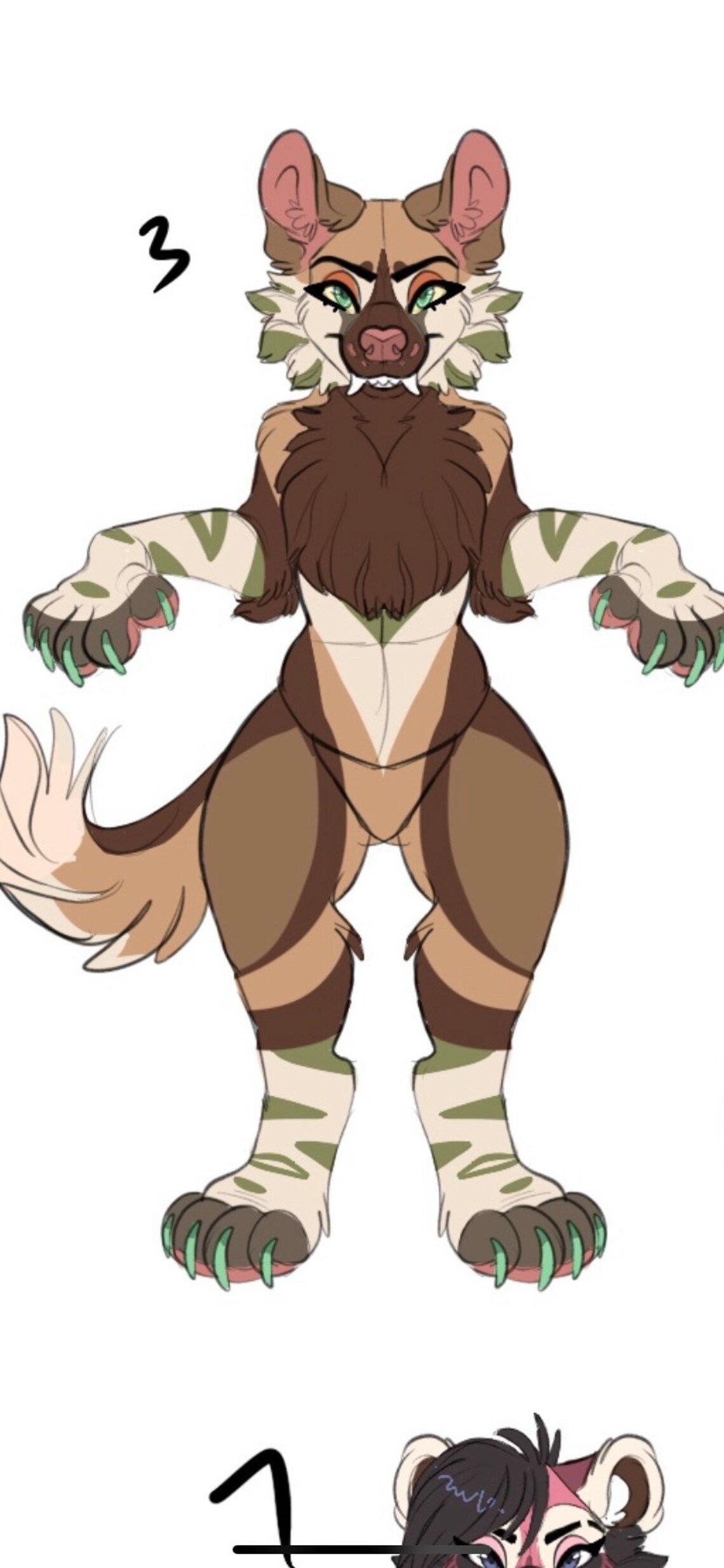 Bulk Fursona Dog Fursona Furry Adopt Character Purple Large Etsy