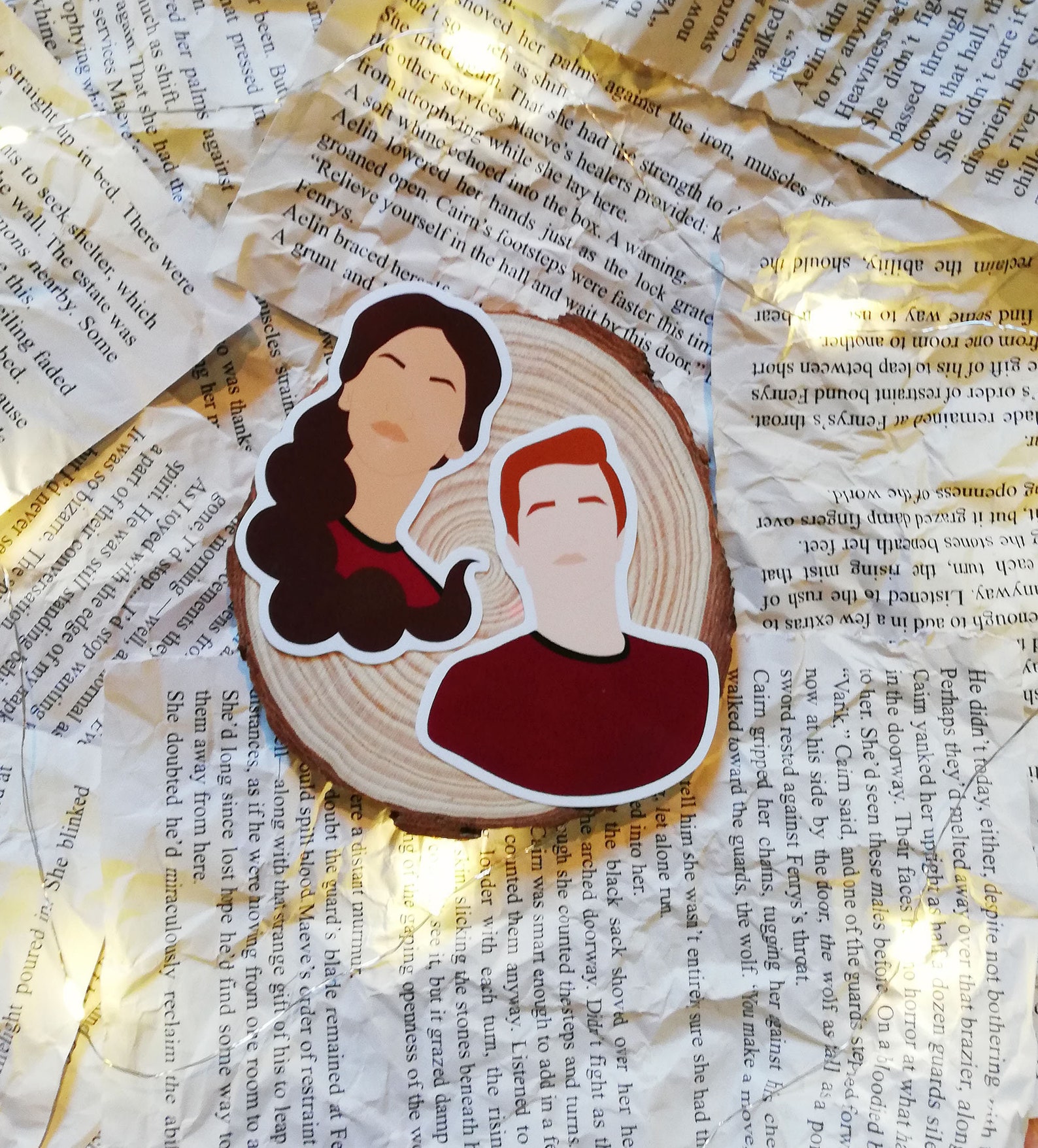 Hunger Games STICKERS Katniss Peeta Etsy