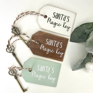 Santa&#39;s Magic Key, Personalized Magic Key, Christmas Eve Traditions, Gift, Kids Christmas Eve Gift, Santa Door Key, Stocking Stuffer