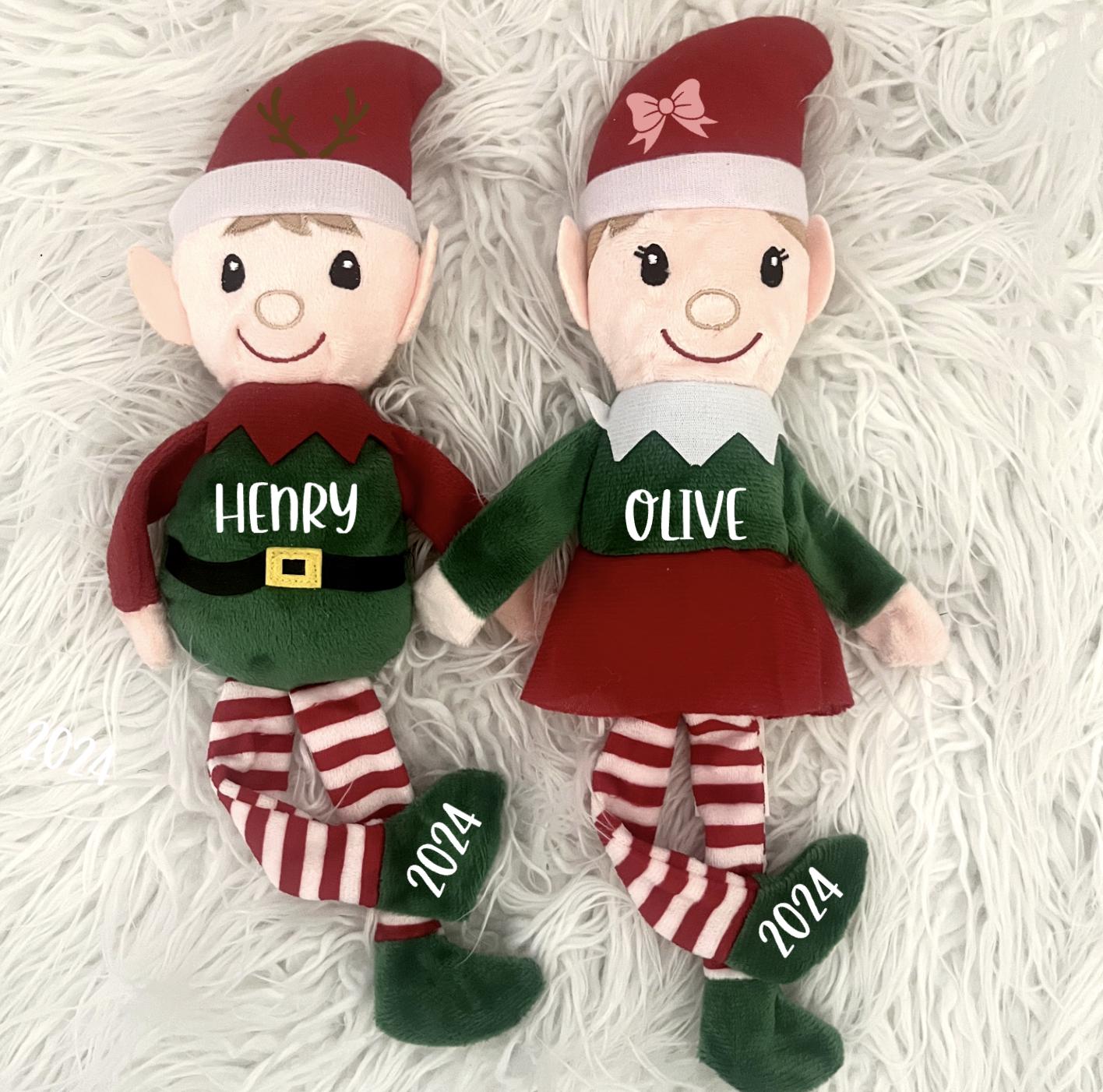 Personalized Christmas Elf, Christmas Gift for Kids, Girl Elf, Boy Elf ...