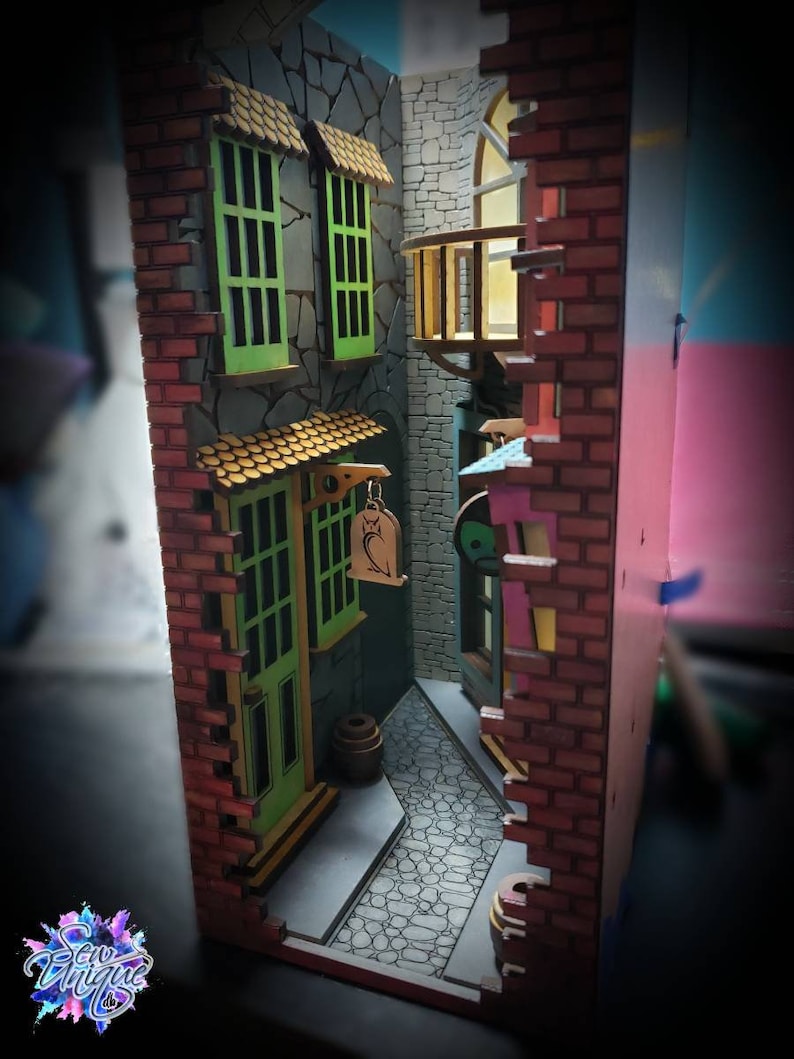 Harry Potter Inspired Book Nook or DIY Kit Etsy