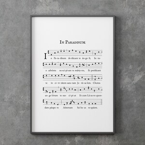Gregorian Chant Print XL Alma Redemptoris Mater Art Print Catholic ...