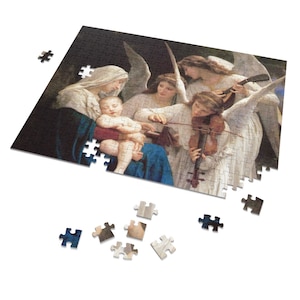 Puzzle - Song of Angels 252 Piece Puzzle - Madonna and Child Puzzle - Catholic Puzzle - Catholic Gift