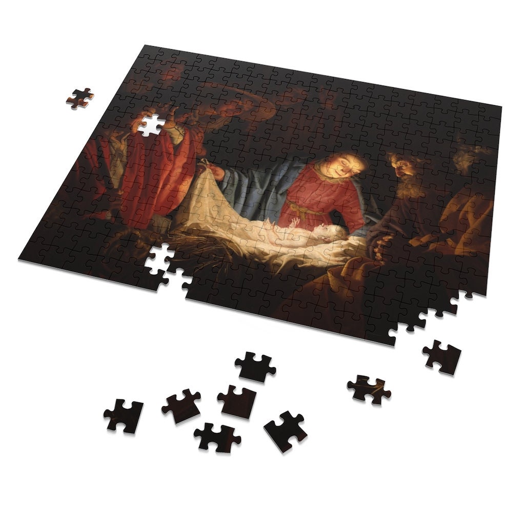 Puzzle Adoración de Jesús en su Natividad Puzzle 252 Piezas Puzzle