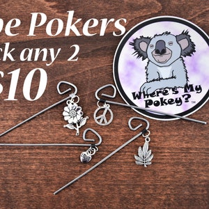 Charm Pipe Pokers: Carbon Steel Cleaning Tool, Pick Any Two