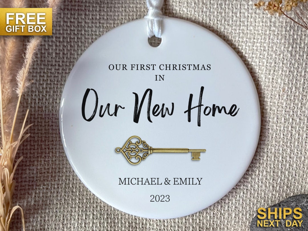 Personalized New Home Gift Ornament Gift New Home Christmas Ornament