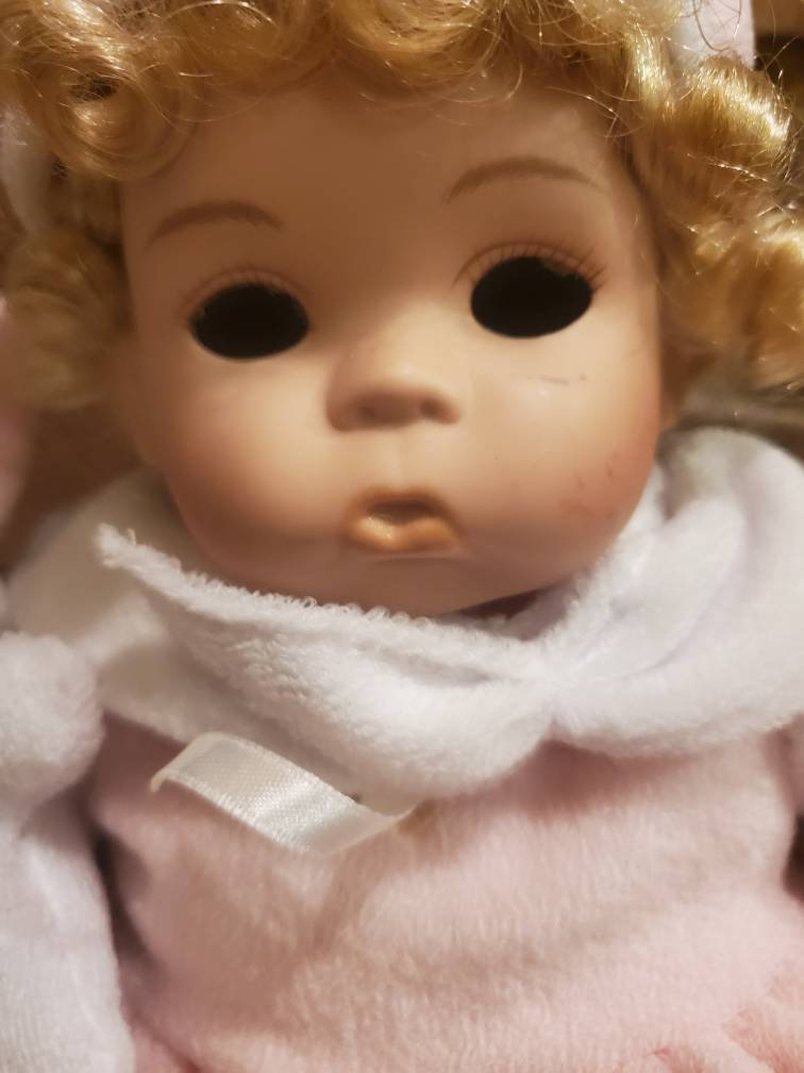 Moving Porcelain Doll With WindUp Music Box Etsy