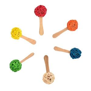 Lollipop Parrot Foot Toy (6 PCS)
