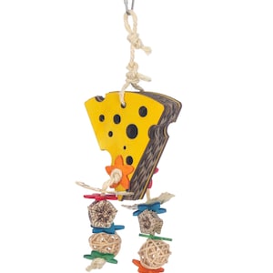 Cheese Forager Bird Toy