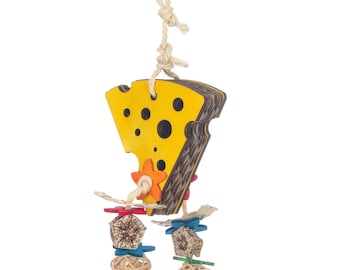 Cheese Forager Bird Toy