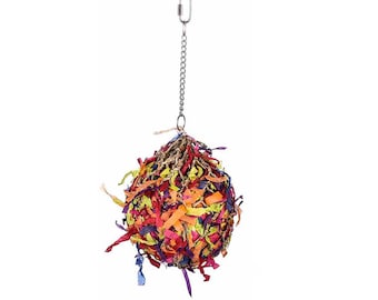 Super Shredding Ball Parrot Toy